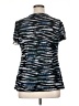 New Directions Blue Short Sleeve Blouse Size 1X - photo 2
