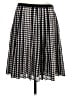 Tory Burch Polka Dots Black Silk Skirt Size 8 - photo 1
