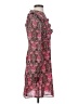Topshop 100% Polyester Paisley Pink Cocktail Dress Size 4 - photo 4