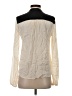 Theory 100% Silk Ivory Long Sleeve Silk Top Size S - photo 2