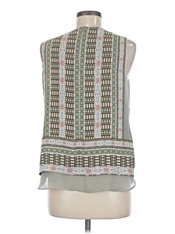 Rose + Olive Sleeveless Blouse (view 2)