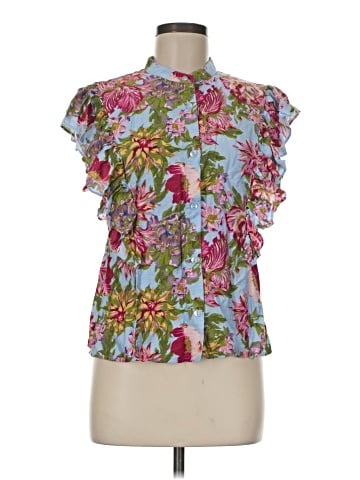 RACHEL Rachel Roy Short Sleeve Blouse (view 1)