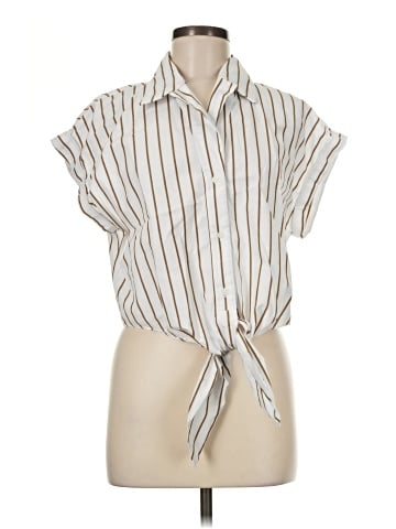Banana Republic Factory Store Short Sleeve Blouse (view 1)