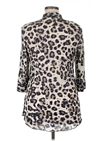 Style&Co 3/4 Sleeve Button-Down Shirt (view 2)
