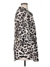 Style&Co 100% Nylon Animal Print Silver 3/4 Sleeve Button-Down Shirt Size 1X - photo 4