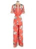 Flying Tomato Print Orange Jumpsuit Size S - photo 2
