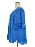 Ekouaer 100% Rayon Blue 3/4 Sleeve Blouse Size XXL - photo 5
