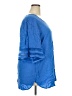Ekouaer 100% Rayon Blue 3/4 Sleeve Blouse Size XXL - photo 4