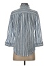 Sundance 100% Cotton Chevron-herringbone Blue 3/4 Sleeve Button-Down Shirt Size XS - photo 2