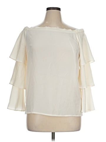 Antonio Melani 3/4 Sleeve Silk Top (view 1)