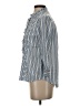 Sundance 100% Cotton Chevron-herringbone Blue 3/4 Sleeve Button-Down Shirt Size XS - photo 5