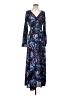 Express Paisley Blue Casual Dress Size 4 - photo 1
