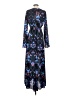 Express Paisley Blue Casual Dress Size 4 - photo 2