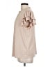 Adrianna Papell Tan Short Sleeve Blouse Size L - photo 5