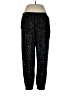 Serra 100% Polyester Stars Black Sweatpants Size L - photo 1