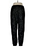 Serra 100% Polyester Stars Black Sweatpants Size L - photo 2