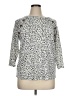 Assorted Brands Animal Print Ivory 3/4 Sleeve Blouse Size 1X - photo 1