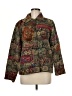 Coldwater Creek 100% Cotton Paisley Brown Jacket Size M - photo 1