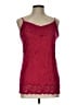 Indigo 100% Polyester Burgundy Sleeveless Blouse Size L - photo 1