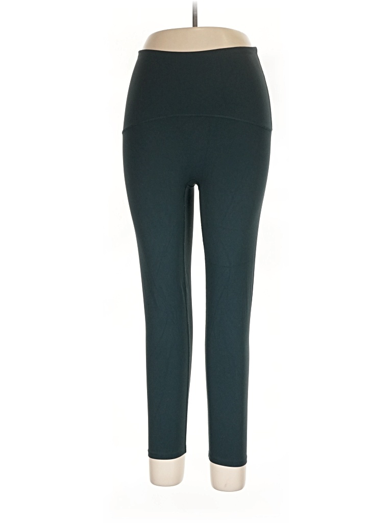 Pre-owned Spanx Active Pants In Teal