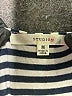 Studio M Stripes Gray Casual Dress Size M - photo 7