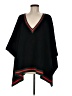 Tuckernuck 100% Acrylic Black Poncho One size - photo 1