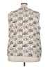 Cj Banks 100% Polyester Ivory Sleeveless Blouse Size 3X - photo 2