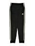 Adidas 100% Polyester Black Track Pants Size 10 - photo 1