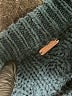 Free People Chevron-herringbone Teal Pullover Sweater Size XL (estimated) - photo 7