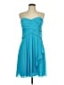 David's Bridal 100% Polyester Blue Cocktail Dress Size 12 - photo 1