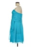 David's Bridal 100% Polyester Blue Cocktail Dress Size 12 - photo 5