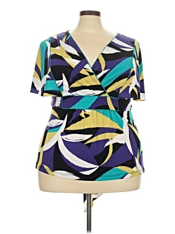 Alfani Short Sleeve Blouse (view 1)