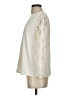 Unbranded 100% Polyester Metallic Ivory 3/4 Sleeve Blouse Size S - photo 5