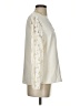 Unbranded 100% Polyester Metallic Ivory 3/4 Sleeve Blouse Size S - photo 4