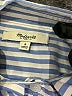 Madewell Stripes Blue Long Sleeve Button-Down Shirt Size S - photo 7
