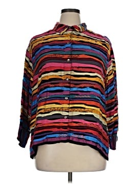 Chico's Design 3/4 Sleeve Button Down Shirt