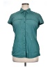 Magellan Outdoors 100% Polyester Teal Short Sleeve Blouse Size XL - photo 1
