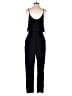 Rory Beca 100% Silk Solid Black Jumpsuit Size M - photo 2
