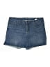 Seven7 Blue Denim Shorts Size 16 - photo 1