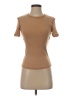 Zara Tan Short Sleeve Turtleneck Size S - photo 1