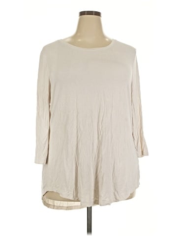 JM Collection 3/4 Sleeve T-Shirt (view 1)