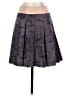 Prada Stars Gray Abstract Pleated Skirt Size EU (IT) 38 / US 2 - photo 1