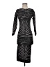 Wolford Animal Print Silver Cocktail Dress Size S - photo 1