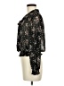 Sweet Rain 100% Polyester Black Long Sleeve Blouse Size M - photo 5