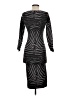 Wolford Animal Print Silver Cocktail Dress Size S - photo 2