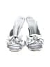Schutz Metallic Silver Sandals Size 8 - photo 2