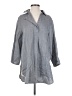 Cos 100% Cotton Gray 3/4 Sleeve Button-Down Shirt Size S - photo 1