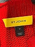 St. John Red Wool Pullover Sweater Size M - photo 7