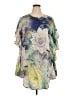 Unbranded 100% Silk Blue Poncho Size XXL (estimated) - photo 1