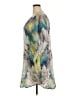 Unbranded 100% Silk Blue Poncho Size XXL (estimated) - photo 5